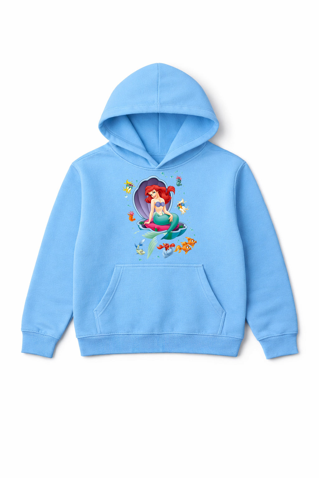 Baby blue Ariel Princess Hoodie