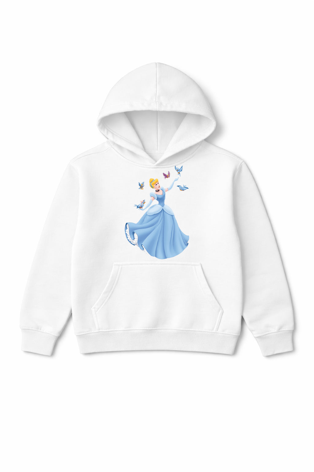 White Cinderella hoodie