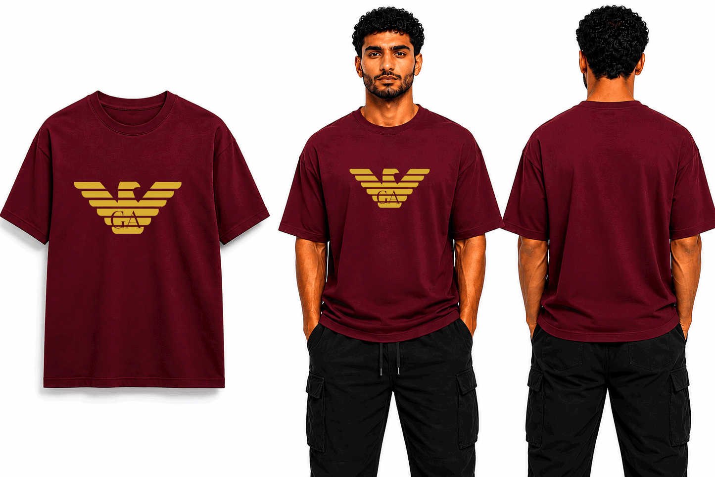 Gold Luxury Oversize T-Shirt