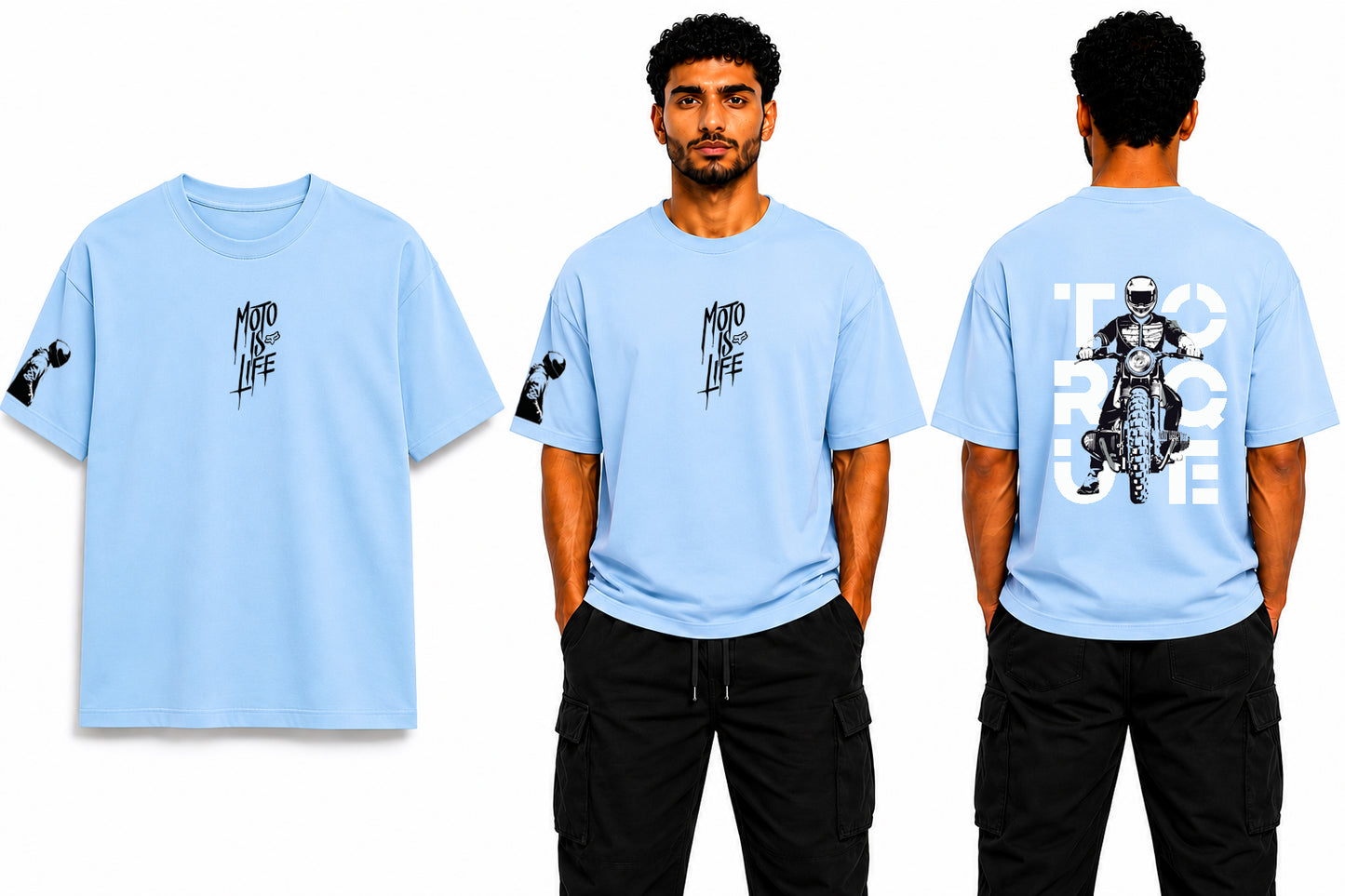 Moto Is Life Oversize T-Shirt