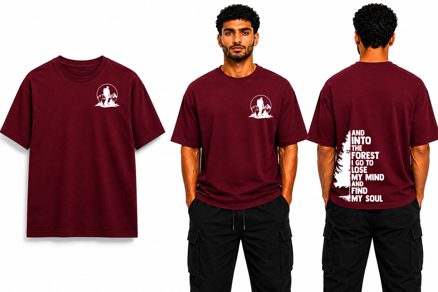 Into The Forest Oversize T-Shirt