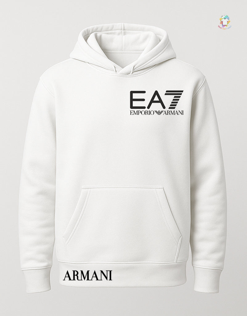 Luxury Emporio Armani Printed Hoodie