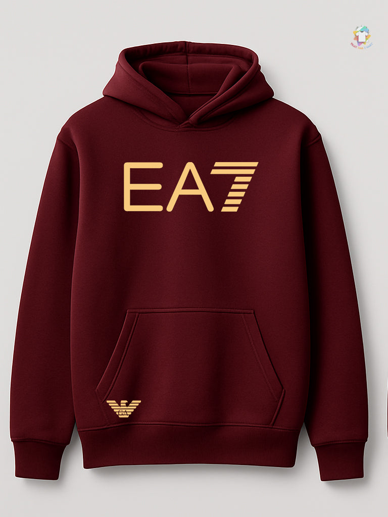 Luxury Emporio Armani Printed Hoodie