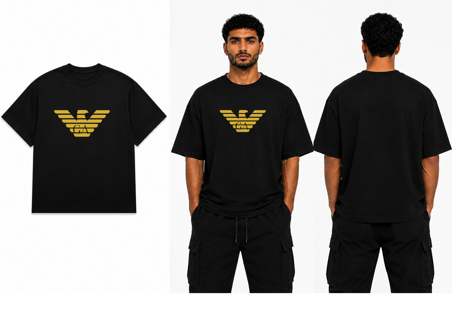 Gold Luxury Oversize T-Shirt