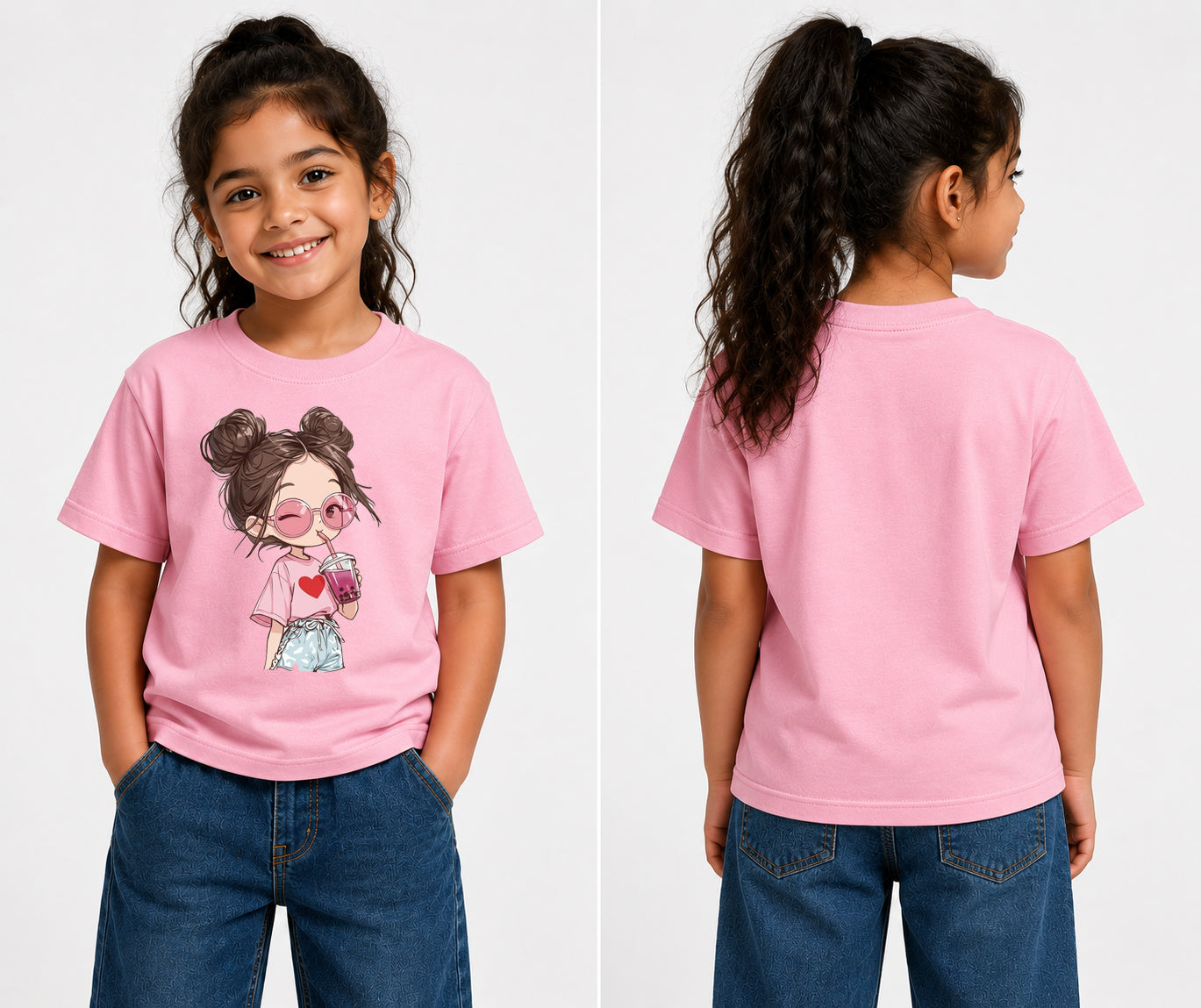 Bubble Girl Oversize Kids T-Shirt