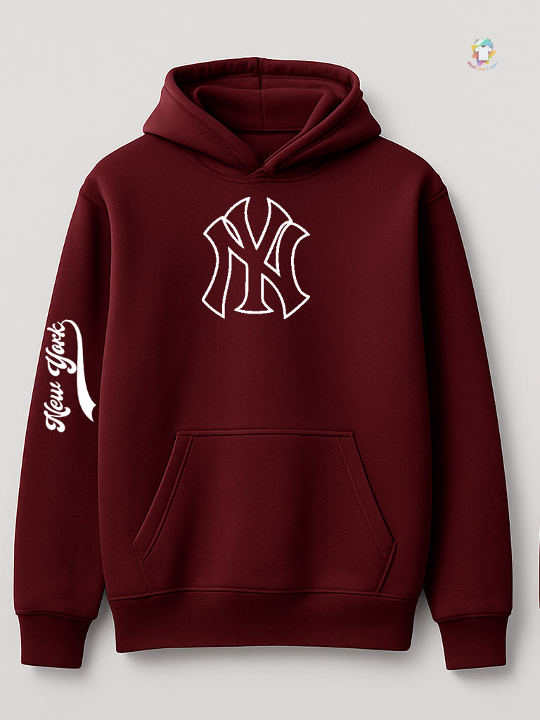 Luxury NEW YORK Printed Hoodie