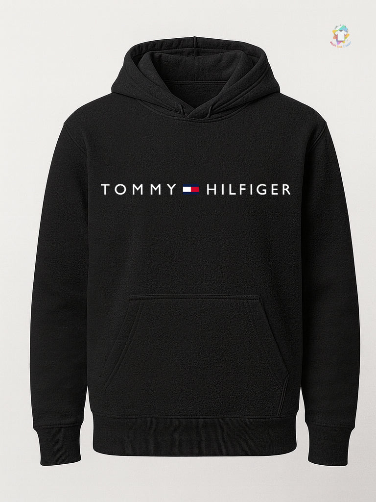 Luxury Tommy - Hilfiger  Printed Hoodie