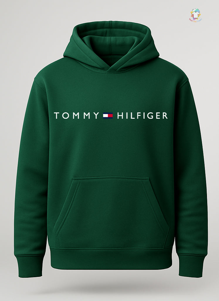 Luxury Tommy - Hilfiger  Printed Hoodie