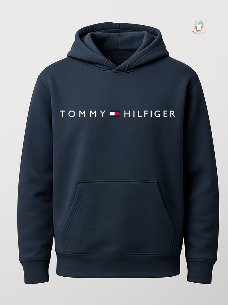 Luxury Tommy - Hilfiger  Printed Hoodie