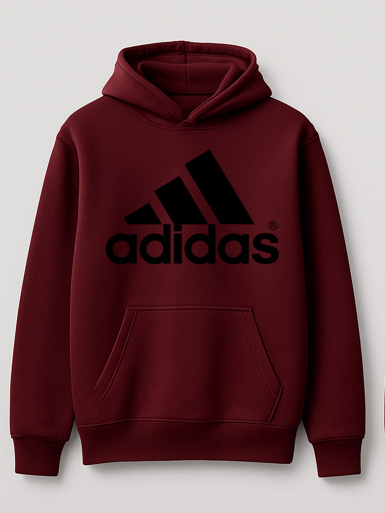 Luxury Adidas Printed Hoodi