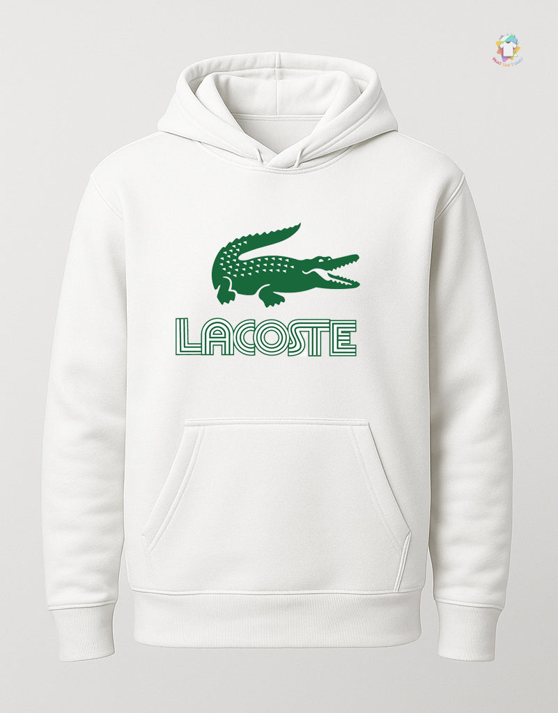 Luxury Lacoste Printed Hoodie